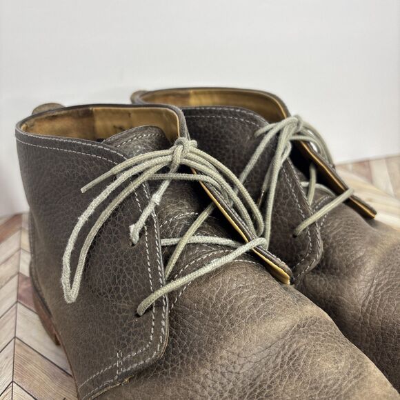 J Shoes Brown Leather Chukka BootMens sz 11 Lace-up  Handcrafted